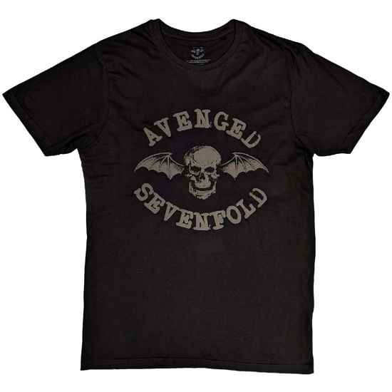 Avenged Sevenfold Unisex Hi-Build T-Shirt: Classic Deathbat - Avenged Sevenfold - Koopwaar -  - 5056561065854 - 