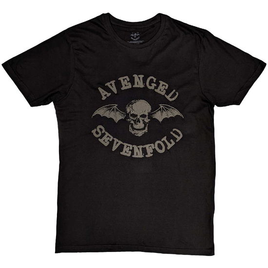 Cover for Avenged Sevenfold · Avenged Sevenfold Unisex T-Shirt: Classic Deathbat (Black) (Hi-Build) (T-shirt) [size S] (2023)