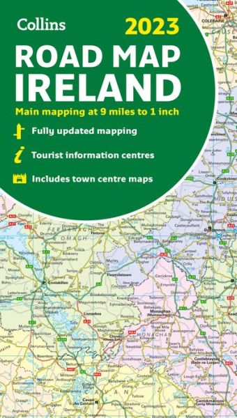 Cover for Collins Maps · 2023 Collins Road Map of Ireland: Folded Road Map - Collins Road Atlas (Map) [New edition] (2022)