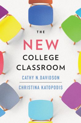 Cover for Cathy N. Davidson · The New College Classroom (Hardcover Book) (2022)