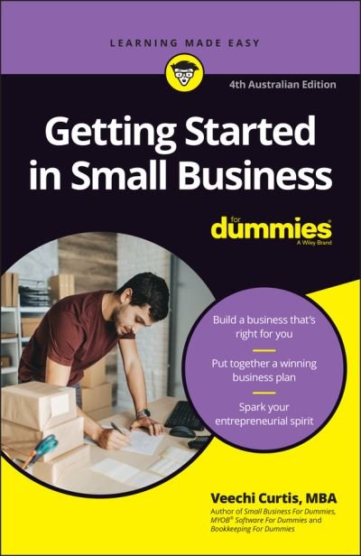 Cover for Veechi Curtis · Getting Started in Small Business For Dummies (Paperback Book) [4th Australian edition] (2021)