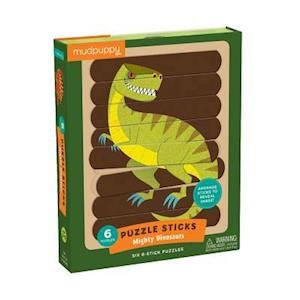 Cover for Mudpuppy · Mighty Dinosaurs Puzzle Sticks (Toys) (2016)