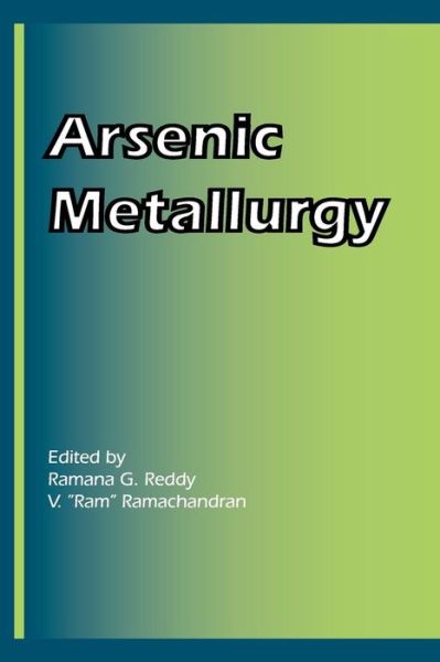 Cover for Reddy · Arsenic Metallurgy (Paperback Book) (2005)