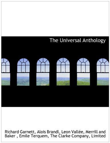 The Universal Anthology - Leon Vallée - Książki - BiblioLife - 9781140483854 - 6 kwietnia 2010