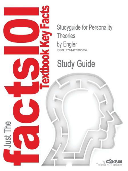 Cover for 6th Edition Engler · Studyguide for Personality Theories by Engler, Isbn 9780618214419 (Paperback Book) (2006)