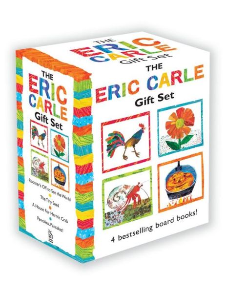 The Eric Carle Gift Set: the Tiny Seed; Pancakes, Pancakes!; a House for Hermit Crab; Rooster's off to See the World (Boxed Set) - Eric Carle - Książki - Little Simon - 9781442488854 - 3 września 2013