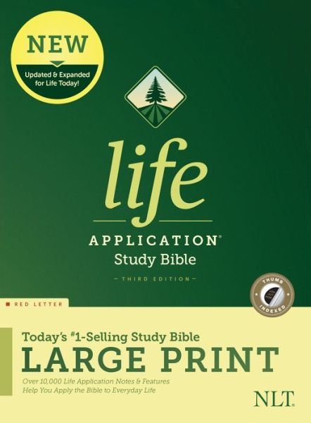 Cover for Tyndale · NLT Life Application Study Bible, Third Edition, Large Print (Hardcover bog) (2020)
