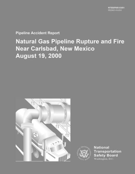 Cover for National Transportation Safety Board · Pipeline Accident Report: Natural Gas Pipeline Rupture and Fire Near Carlsbad, New Mexico August 19, 2000 (Pocketbok) (2015)