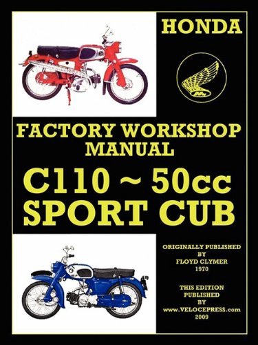 Cover for Honda Motor · Honda Motorcycles Workshop Manual C110 (Paperback Bog) (2009)
