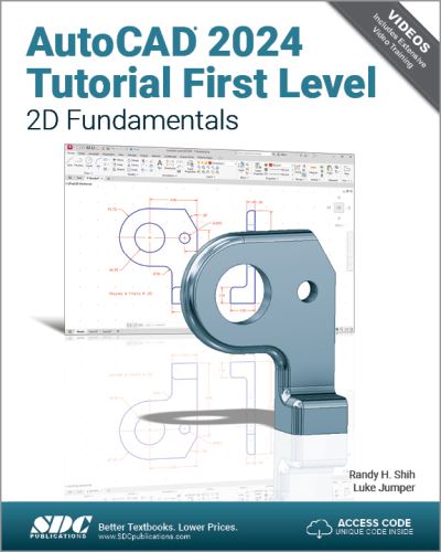 Cover for Randy H. Shih · AutoCAD 2024 Tutorial First Level 2D Fundamentals (Paperback Book) (2023)