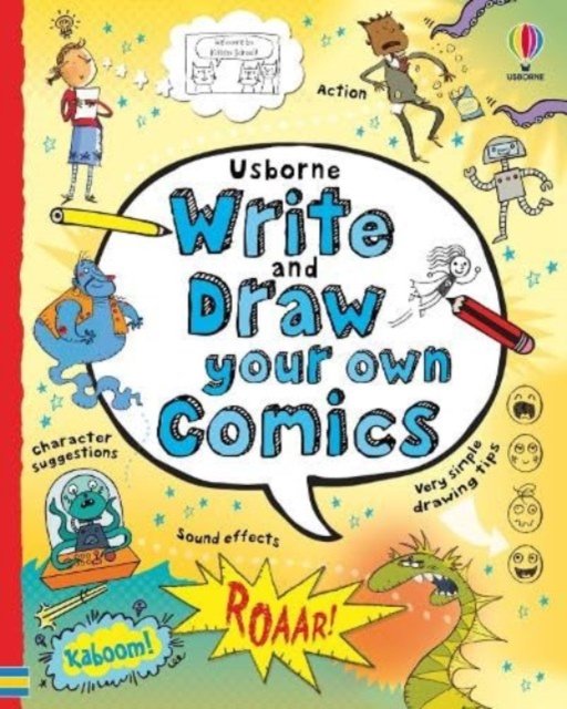 Cover for Louie Stowell · Write and Draw Your Own Comics - Write Your Own (Spiralbok) (2024)