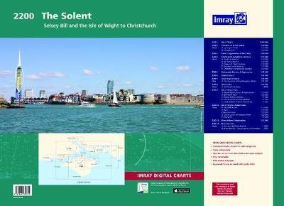 Cover for Imray Laurie Norie &amp; Wilson Ltd · Imray Chart Atlas 2200: Solent - Selsey Bill and the Isle of Wight to Christchurch - 2000 Series (Kartor) [New edition] (2018)