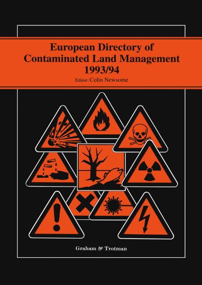 Cover for European Directory of Contaminated Land Management (Hardcover Book) (1993)