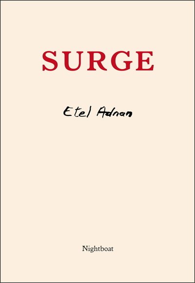 Cover for Etel Adnan · Surge (Paperback Book) (2018)