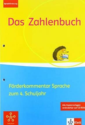 Cover for Klett Ernst /Schulbuch · Das Zahlenbuch 4. Förderkommentar Sprache mit Kopiervorlagen und CD-ROM Klasse 4 (Paperback Book) (2019)