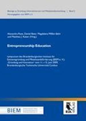 Cover for Alexandra Rese · Entrepreneurship Education (Paperback Book) (2010)