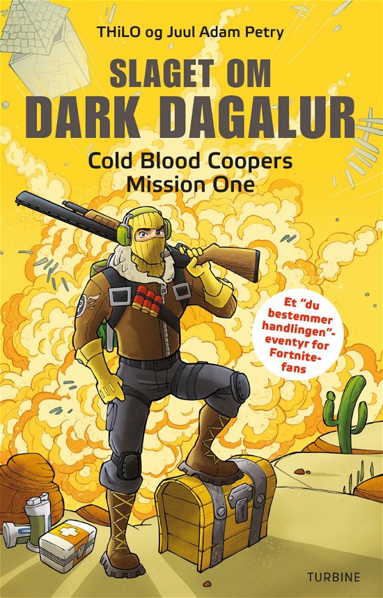 Cover for THiLO og Juul Adam Petry · Slaget om Dark Dagalur – Cold Blood Coopers Mission One (Hardcover Book) [1. Painos] (2019)