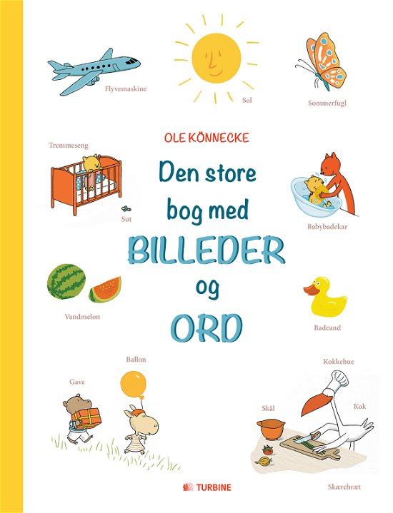 Cover for Ole Könnecke · Den store bog med billeder og ord (Cardboard Book) [1º edição] (2013)