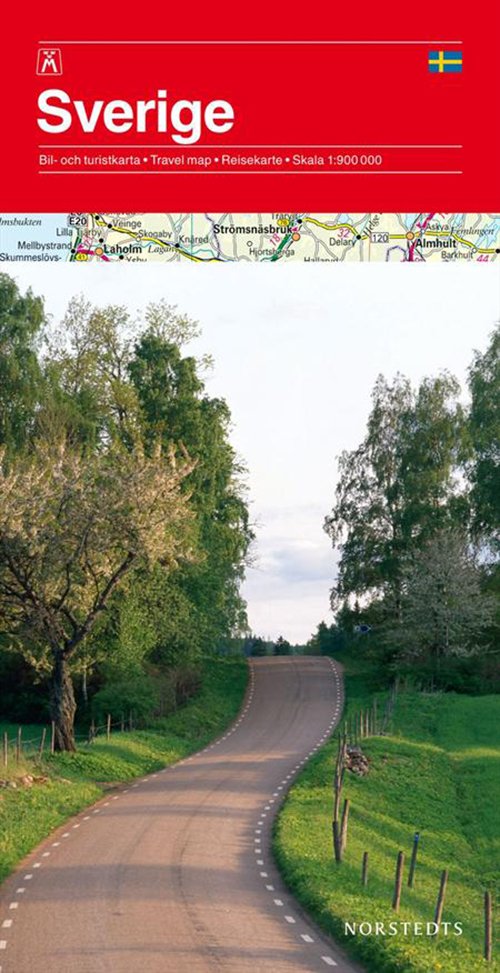 Cover for Norstedts · Bil &amp; Turistkartan: Sverige vägkarta (Book) (2013)
