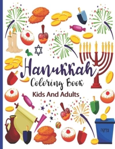 Cover for Barfee Coloring House · Hanukkah Coloring Book For Kids And Adults (Paperback Bog) (2020)