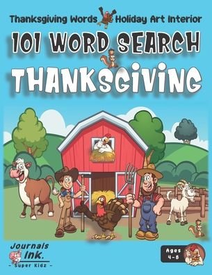 Thanksgiving Word Search Book for Kids Ages 4-8 - Sk - Bøger - Independently Published - 9798697477854 - 15. oktober 2020