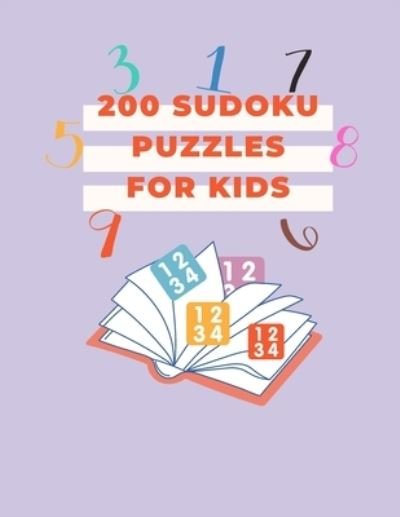 Cover for Ikram Composition · 200 sodoku pezzles for kids (Paperback Book) (2021)