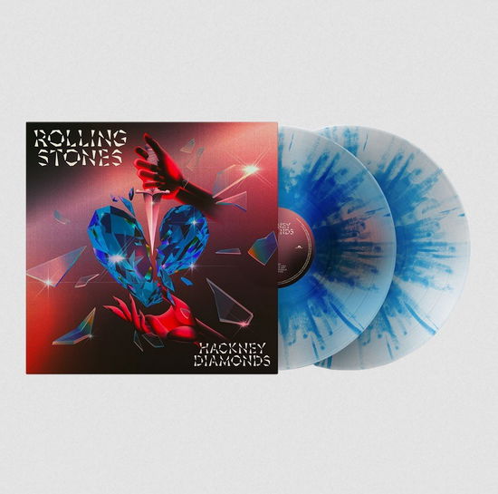 Cover for The Rolling Stones · Hackney Diamonds (LP) [Limited Clear &amp; Blue Splatter Anniversary Vinyl edition] (2024)