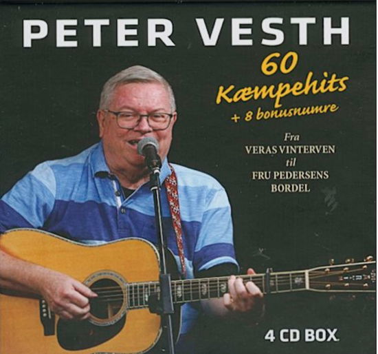 60 Kæmpehits + 8 Bonusnumre (4-cd Box) - Peter Vesth - Musiikki - CDK - 0663993659855 - perjantai 17. huhtikuuta 2020