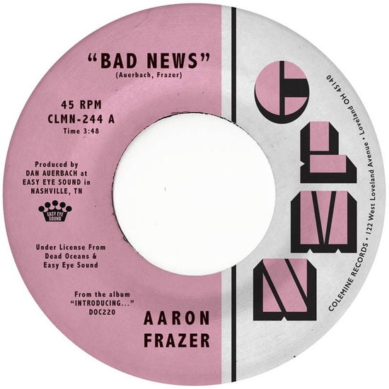 Cover for Aaron Frazer · Bad News / Done Lyin' (7&quot;) (2024)