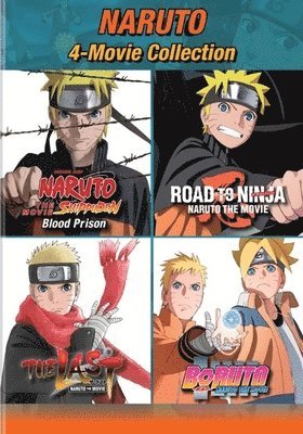 Cover for DVD · Naruto: 4-movie Collection (DVD) (2020)