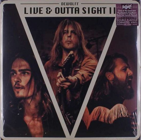 Cover for Dewolff · Live &amp; Outta Sight II [ltd.ed. 2lp 3 Color Striped Vinyl] (LP) [Coloured edition] (2019)