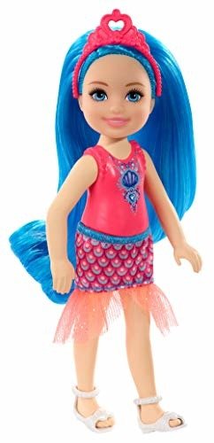 Mattel Barbie: Dreamtopia - Chelsea With Blue Hair (13cm) (gjj94) - Mattel - Merchandise -  - 0887961812855 - 1. november 2019