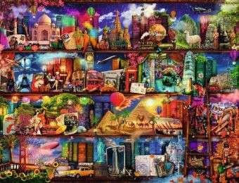 Cover for Ravensburger · Ravensburger - Puzzle 2000 - Travel Shelves (10216685) (Jigsaw Puzzle) (2015)