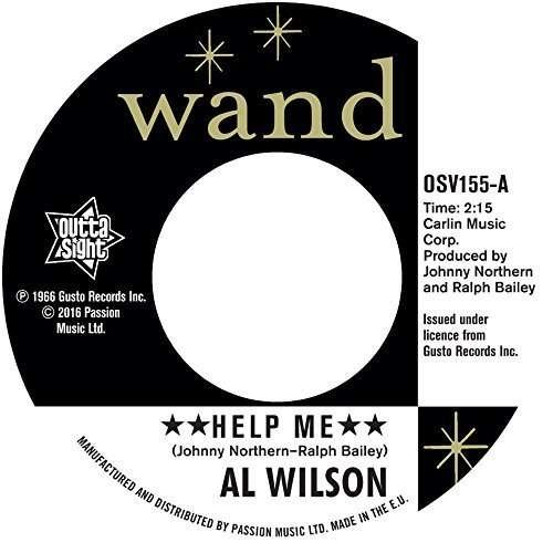Cover for Al Wilson · Help Me (7&quot;) (2016)