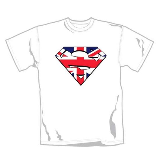 Union Jack Logo (T-shirt Größe L) - Superman - Merchandise - CID - 5052905202855 - 18. november 2011