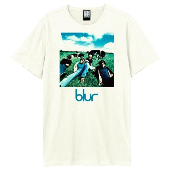 Blur Leisure Amplified Vintage White Large T Shirt - Blur - Fanituote - AMPLIFIED - 5054488884855 - 