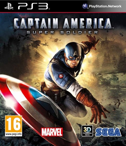 Cover for Sega Games · Captain America: Super Soldier (PS3) (2011)