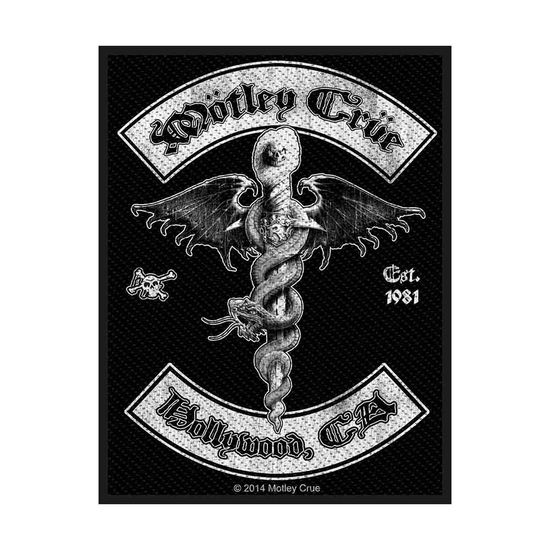 Motley Crue Standard Woven Patch: Hollywood - Mötley Crüe - Merchandise - PHD - 5055339750855 - 19. August 2019