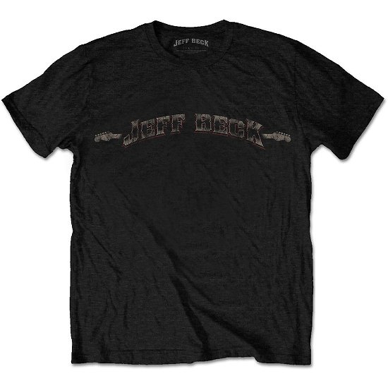 Jeff Beck Unisex T-Shirt: Vintage Logo - Jeff Beck - Produtos - Epic Rights - 5056170611855 - 
