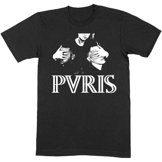 Cover for Pvris · PVRIS Unisex T-Shirt: Hands (T-shirt) [size M] [Black - Unisex edition]
