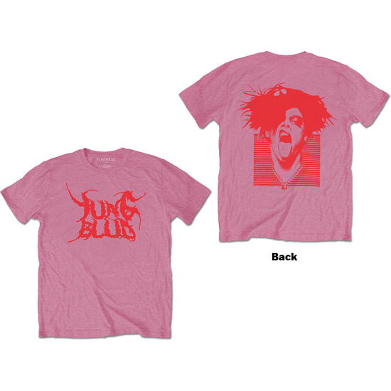 Cover for Yungblud · Yungblud Unisex T-Shirt: DEADHAPPY (Back Print) (T-shirt) [size XS] [Red - Unisex edition]