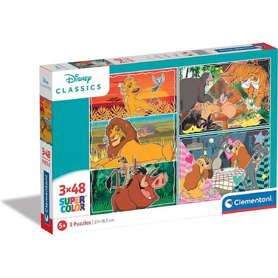 Clementoni Puzzel - Disney Classics 3x48st. - Clementoni - Gadżety -  - 8005125252855 - 23 czerwca 2023