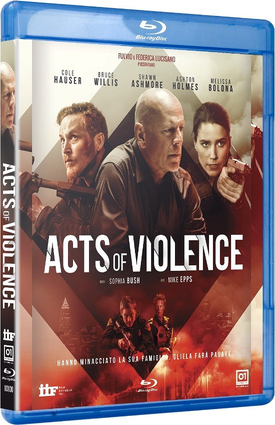 Cover for Shawn Ashmore,cole Hauser,bruce Willis · Acts of Violence (Blu-Ray) (2018)