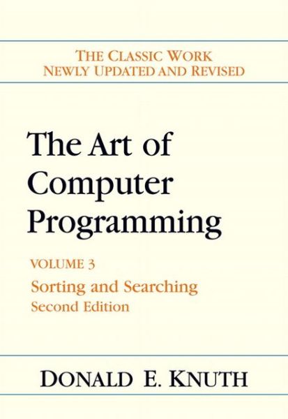 Cover for Donald Knuth · Art of Computer Programming, The: Sorting and Searching, Volume 3 (Hardcover Book) (1998)