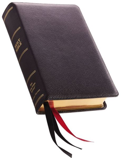 Cover for Thomas Thomas Nelson · Nkjv, Single-Column Reference Bible, Premium Leather, Black, Sterling Edition, Comfort Print (Book) (2018)