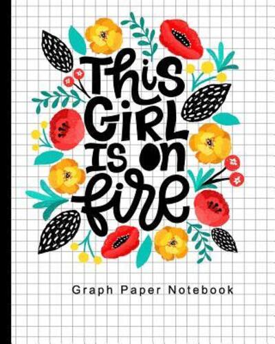 Cover for ModHouses Publishing · Graph Paper Notebook Quad Ruled 4x4 squares per inch ,Math and Science Composition Notebook for Girls  ,Flora Cover (Paperback Book) (2019)