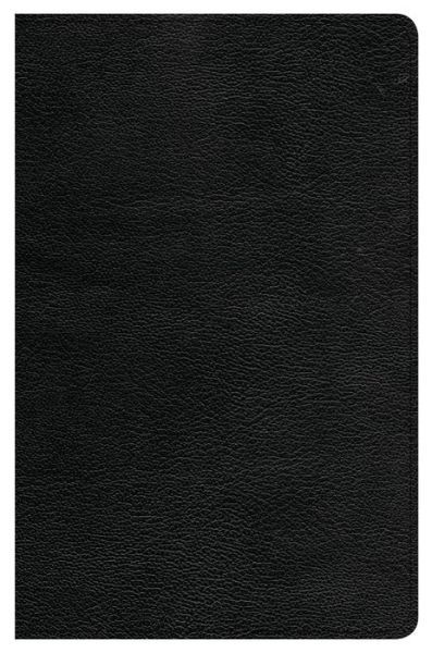 Cover for CSB Bibles by Holman CSB Bibles by Holman · CSB Ultrathin Reference Bible, Black Genuine Leather (Leather Book) (2018)