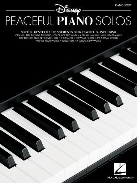 Cover for Disney Peaceful Piano Solos (Paperback Book) (2019)