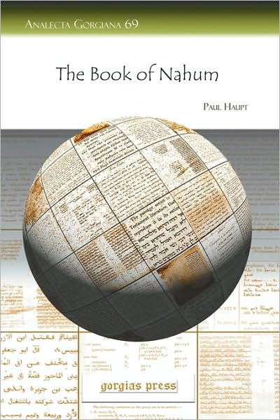 Cover for Paul Haupt · The Book of Nahum: Translation, Commentary, Notes and Edited Text - Analecta Gorgiana (Paperback Book) (2008)