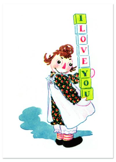 Cover for Johnny Gruelle · Raggedy Ann Sends Her Love Friendship Greeting Card (Cards) (2016)